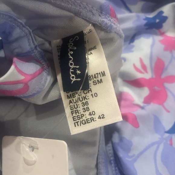 SPLENDID NWT FLORAL FLURRY BIKINI SWIM SET SMALL - Picture 5 of 9